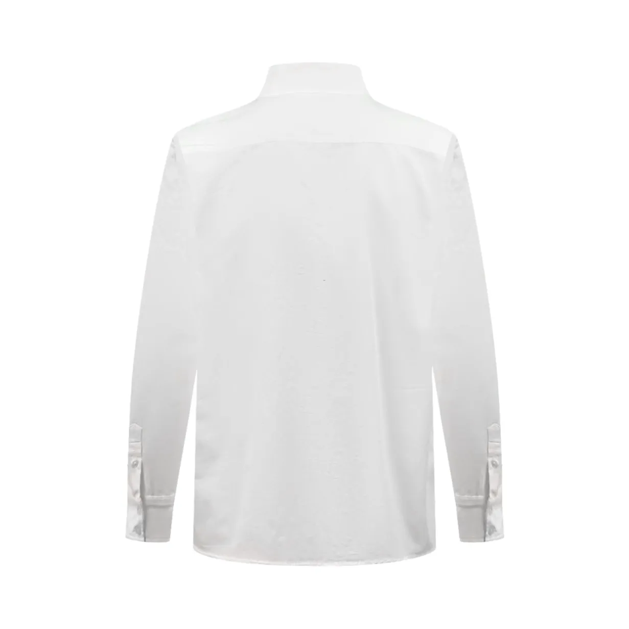 Celine Arc de Triomphe logo embroidered long-sleeved shirt. The fabric is made of custom-made clear plain brocade cotton. It is soft and draped, skin-friendly and comfortable. It is based on warm and even pure porcelain white. It deposits pure texture between the delicate texture and silently highlights the French luxury style. The cobalt blue TRIOMPHE embroidery blooms exquisitely on the chest patch pocket, adding subtle luxury and elegance. The cotton texture is full of French Classic noble style. It adopts imported machine embroidery technology and uses advanced computer control system and precision mechanical components to realize TRIOMPHE embroidery operation with high precision. The lines are smooth and delicate. The fabrics have been fermented and washed. They have better hand feel and texture. They are not easy to deform, shrink or fade, and maintain long-term beauty. Size:S-M-L-XL